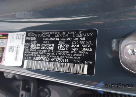 2024 Hyundai Ioniq 5 Sel from USA, damaged, VIN KM8KNDDF7RU280114